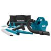 Makita Akku-Staubsauger 10,8 V Blau