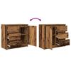 vidaXL Sideboard mit Schublade Altholz-Optik 71x35x65 cm Holzwerkstoff