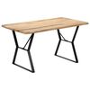vidaXL Esstisch 140x80x76 cm Massivholz Mango