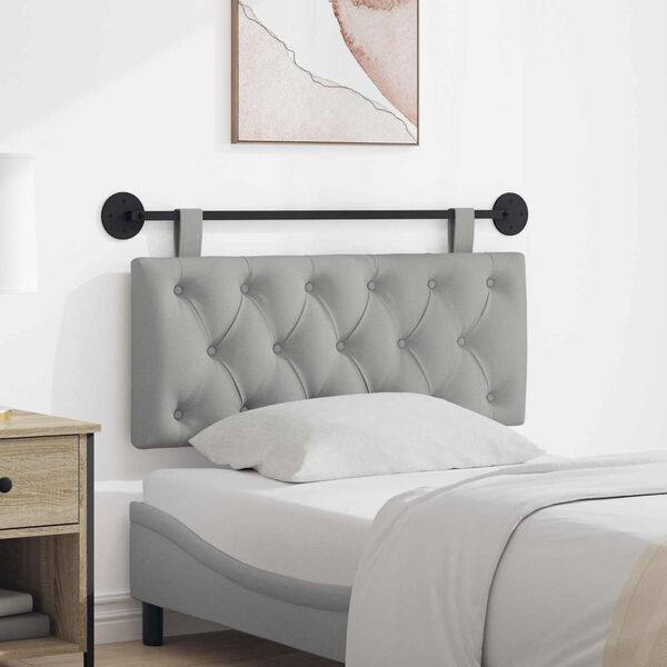 vidaXL H&auml;ngevorderseite Wandmontiert Wolkengrau 110 x 55 x 7 cm Stoff