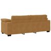 vidaXL 3-Sitzer-Sofa Braun 220x77x82 cm Samt