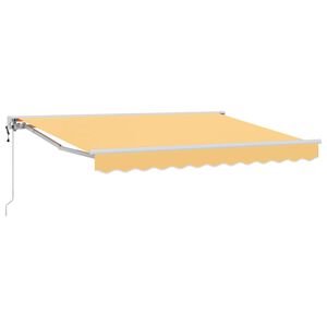 vidaXL Einziehbare Markise Sand 2,5 x 2 m Polyester und Aluminium