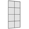vidaXL Schiebet&uuml;r mit Beschlag 102,5x205 cm ESG-Glas & Aluminium