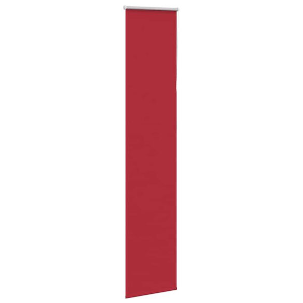 vidaXL Verdunkelungsrollo Rot 50x230 cm Stoffbreite 45,7 cm Polyester