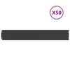 vidaXL Rasenkante 50 stk. 15 x 103 cm Stahl Schwarz
