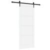 vidaXL Schiebet&uuml;r ORKDAL 83 x 202 cm Massives Kiefernholz Wei&szlig;