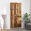 vidaXL Highboard mit Schubladen 2 pcs Altholz Holzwerkstoff
