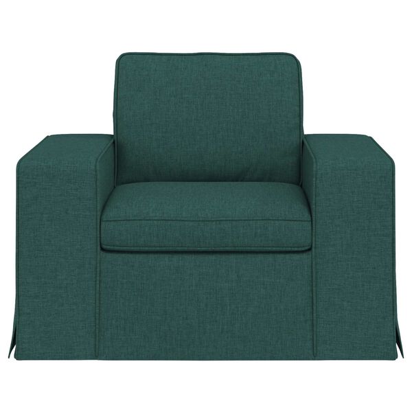 vidaXL Sofa 60cm Dunkelgr&uuml;n Metall