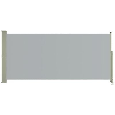 vidaXL Seitenmarkise Ausziehbar 140x300 cm Grau