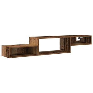 vidaXL Wandmontierter TV-Schrank Wandhalterung Altholz