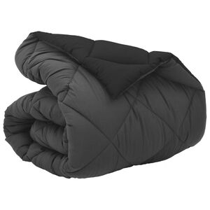 vidaXL Winterbettdecke 135 x 200 cm 450 g/m&sup2; Schwarz und Anthrazit