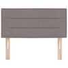 vidaXL Kopfteil mit Kopfteil Taupe 100 cm Kunstleder