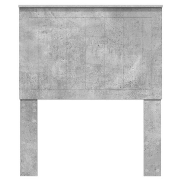 vidaXL Kopfteil mit Kopfteil Beton Grau 80 cm Holzwerkstoff