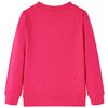 Kinder-Sweatshirt Knallrosa 104
