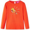 vidaXL Kinder-Langarmshirt Dunkelorange 92
