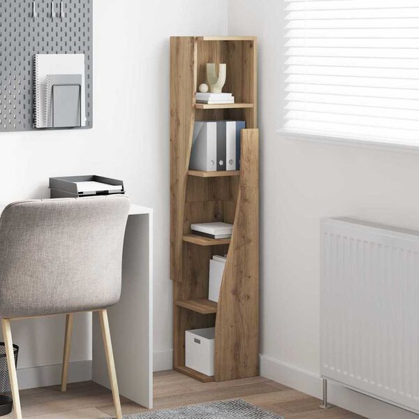 vidaXL Eckschrank Artisan-Eiche 27,5x27x140cm Holzwerkstoff