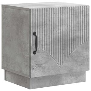 vidaXL Nachttisch Beton Grau 43 x 34,5 x 47 cm Holzwerkstoff