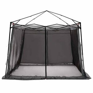 vidaXL Innenzelt 6 Personen Grau und Orange Taft