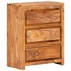 vidaXL Schubladenschrank 60x33x75 cm Massivholz Akazie