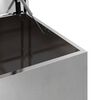 vidaXL Au&szlig;enlagerbox Silber 100 x 50,5 x 50 cm Stahl