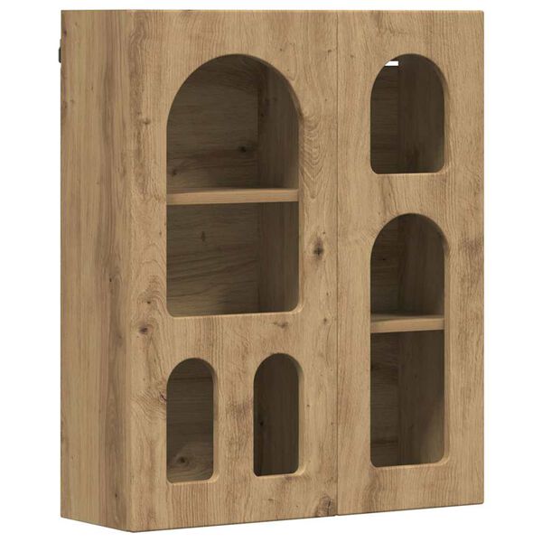vidaXL H&auml;ngeschrank Artisan-Eiche 59 x 20 x 71,5 cm Holzwerkstoff