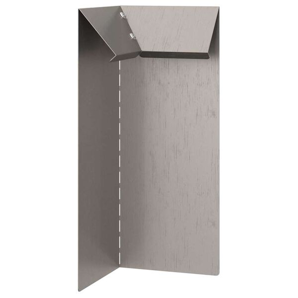 vidaXL Schneckenzaun Rostig 10 x 10 x 25 cm Wetterfeststahl