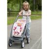 Smoby Sports Spielzeug-Kinderwagen f&uuml;r Zwillingspuppen Maxi-Cosi Hellrosa