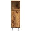 vidaXL Badschrank Altholz-Optik 30x30x100 cm Holzwerkstoff