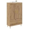 vidaXL Highboard Artisan-Eiche 69,5 x 31 x 115 cm Holzwerkstoff