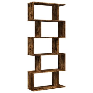 vidaXL Raumteiler-B&uuml;cherregal 5 Etagen R&auml;uchereiche 70x24x161 cm