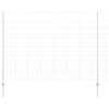 vidaXL Zaun mit Pfosten Silber 1.6 x 25 m Stahl