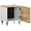 vidaXL Nachttische 2 Stk. 40x33,5x46 cm Massivholz Mango