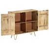 vidaXL Sideboard 80x30x75 cm Massivholz Mango