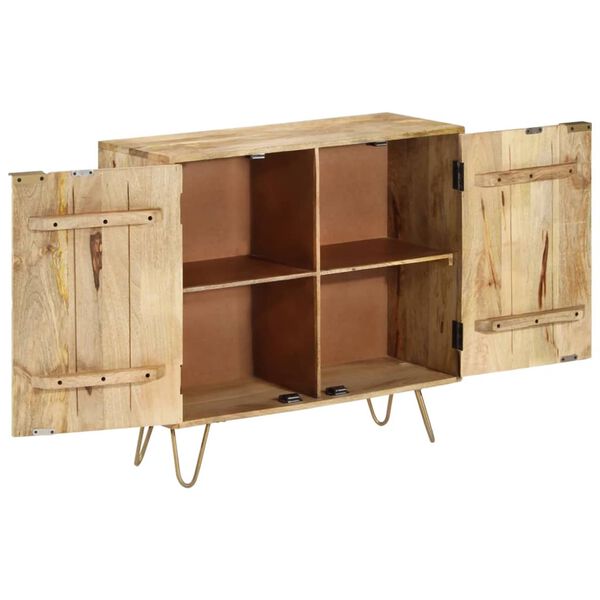 vidaXL Sideboard 80x30x75 cm Massivholz Mango