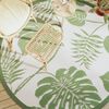 vidaXL Outdoor-Teppich ARAKIL Grün Ø200 cm PP