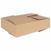 vidaXL Faltbox mit Speicher 50 Stk. Natur 40 x 30 x 10 cm Karton