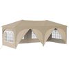 vidaXL Pop-up Partyzelt Creme 575 x 288 x 245 cm Oxford-Stoff