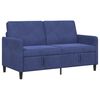 vidaXL Sofa mit Stauraum Polizeiblau 152 x 78 x 87 cm Polyester