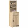 vidaXL Highboard Sonoma-Eiche 40 x 40,5 x 135 cm Holzwerkstoff