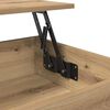 vidaXL Couchtisch Artisan-Eiche 85 x 50 x 50 cm Holzwerkstoff