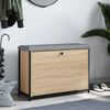 vidaXL Schuhbank mit Klappe Sonoma-Eiche 82x32x56 cm