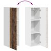 vidaXL K&uuml;chenschrank mit Regal Altholz 30 x 31 x 100 cm Holzwerkstoff