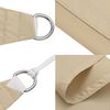 vidaXL Sonnensegel Oxford-Gewebe Rechteckig 2x3,5 m Beige