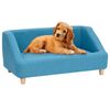 vidaXL Hundesofa T&uuml;rkis 85x50x39 cm Leinen