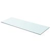 vidaXL Regalboden Glas Transparent 80x30 cm