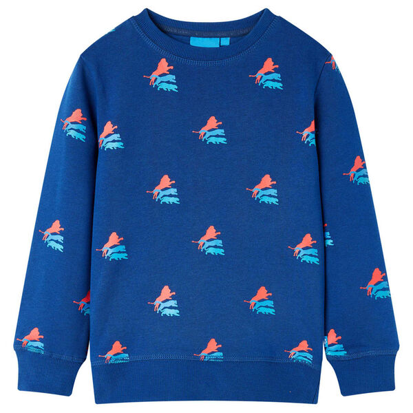 Kinder-Sweatshirt Dunkelblau 140
