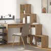 vidaXL Eck-Schreibtisch Artisan-Eiche 101,5 x 149,5 x 149,5 cm