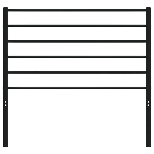 vidaXL Ersatz-Kopfteil Metall Schwarz 80 cm