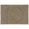 vidaXL Bereichsteppiche Nat&uuml;rlich und Schwarz 140 x 200 cm Jute