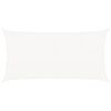 vidaXL Sonnensegel HDPE Rechteckig 2 x 4 m Wei&szlig;